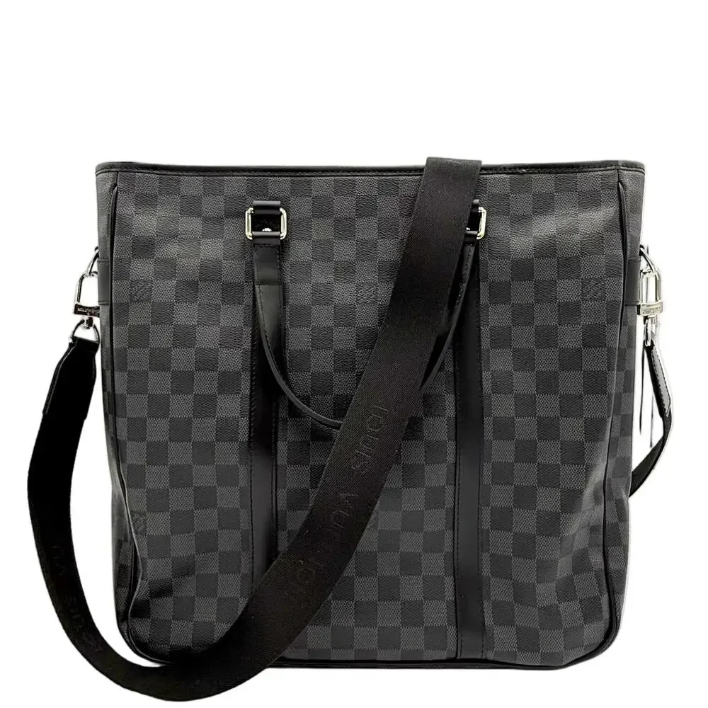 Tadao PM Damier Graphite Canvas Tote Bag